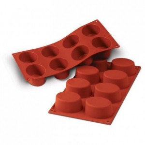 Big ovals silicone mould 75 x 55 mm