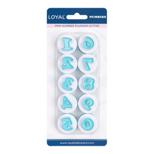 Découpoir poussoir LOYAL chiffres (lot de 10)