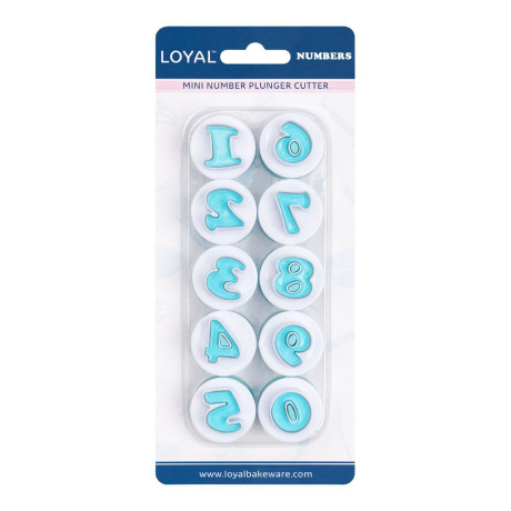 Découpoir poussoir LOYAL chiffres (lot de 10)
