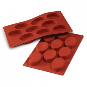 Medium ovals silicone mould 70 x 50 mm