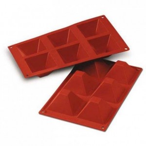 Moule silicone pyramides 71 x 71 mm
