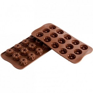 Moule silicone pour chocolat fantaisie Ø 28,5 x 15 mm
