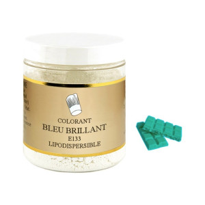 Colorant poudre liposoluble bleu brillant 20 g