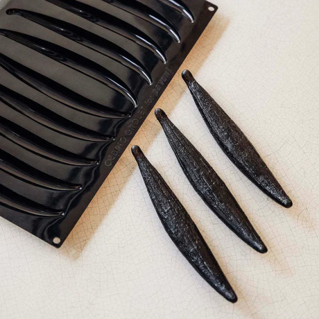 Vanille silicone mould Pavoni 22,5 x 3,2 x H 3,5 cm