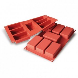 Moule silicone rectangles 87 x 48 mm