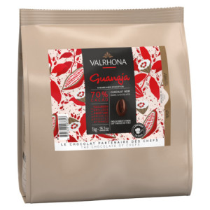 Guanaja 70% chocolat noir de couverture Assemblages d’Exception fèves 1 kg