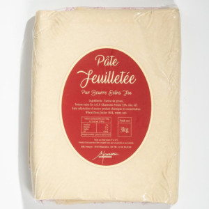 Fresh puff pastry