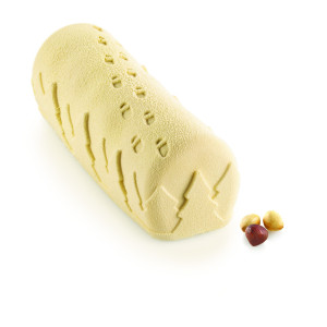 Moule silicone bûche Snowy 280 × 115 × 85 mm