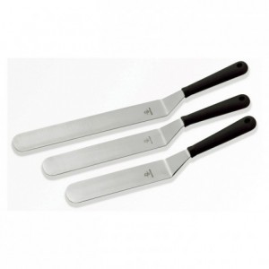 Bent blade spatula stainless steel L 300 mm