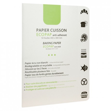 Baking paper Ecopap 400 x 300 mm (50 leaves)