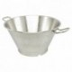 Conical colander hooped base stainless steel Ø 450 mm