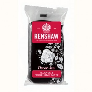 Pâte à fleurs Renshaw noir dahlia 250 g