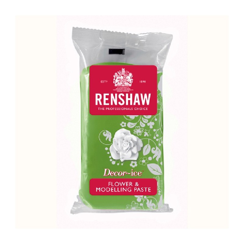 Renshaw - Pâte à fleurs Renshaw vert gazon 250 g