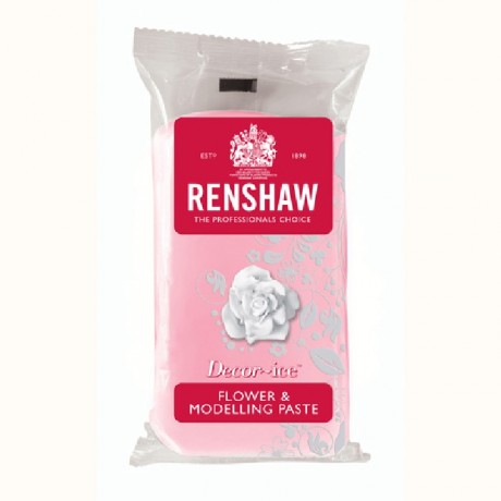 Pâte à fleurs Renshaw rose 250 g