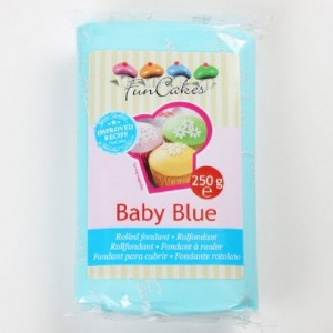 Pâte à sucre FunCakes bleue bébé 250 g