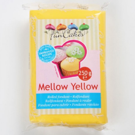 FunCakes Fondant Mellow Yellow 250g
