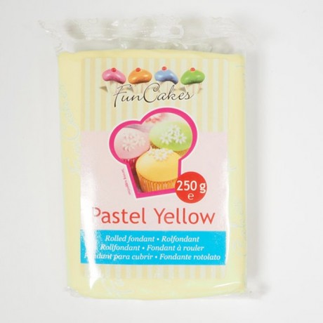 FunCakes Fondant -Pastel Yellow- -250g-