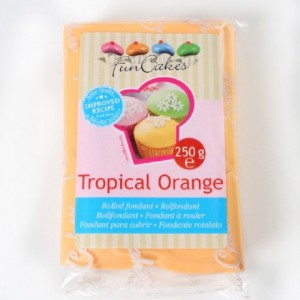 FunCakes Fondant Tropical Orange 250g