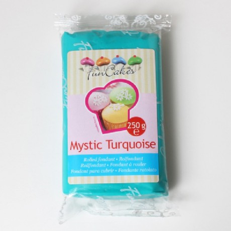 Pâte à sucre FunCakes turquoise 250 g
