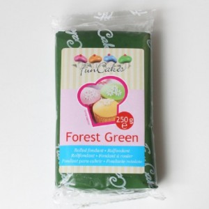 Pâte à sucre FunCakes vert forêt 250 g