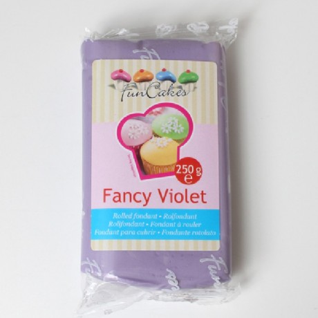 Pâte à sucre FunCakes violet chic 250 g