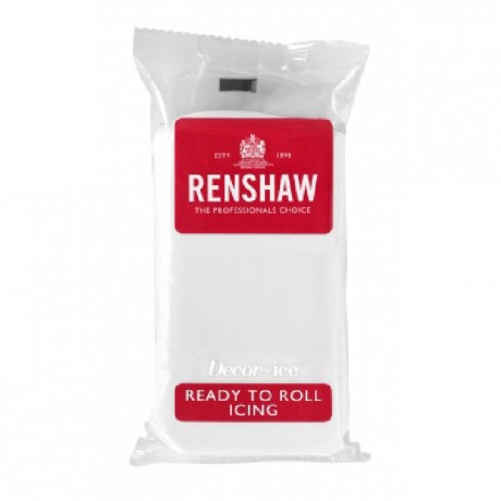 Pâte à sucre Renshaw blanc 250 g