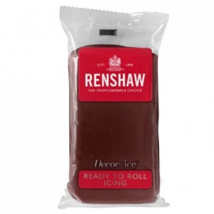 Pâte à sucre Renshaw chocolat 250 g