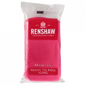 Renshaw Rolled Fondant Pro 250g Fuchsia Pink