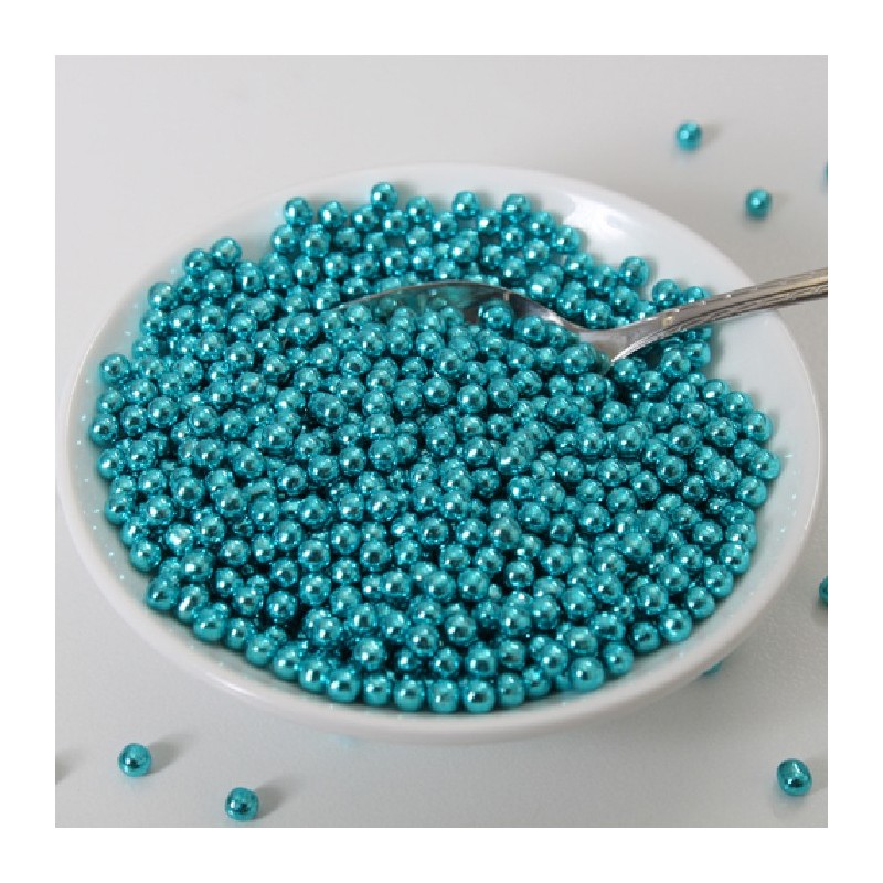 Sugar Pearls Medium Pearl Blue - FunCakes