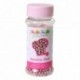 FunCakes Sugarpearls Metallic Pink 80g