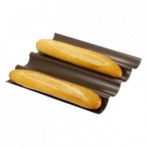 French baguette baking tray non-stick 380x320 mm