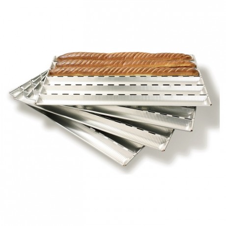 Alu-Gaufer bread sheet 600 x 400 mm