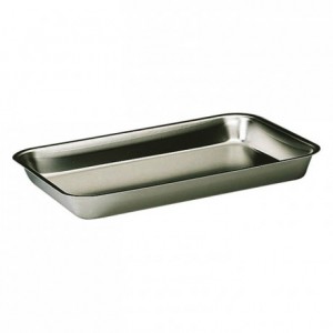 Roasting pan stainless steel GN 2/1 H 20 mm