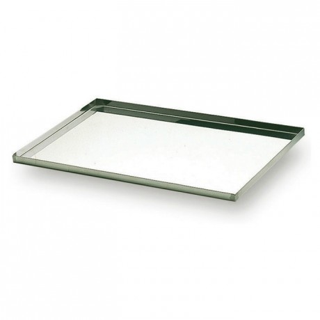 Oven sheet with lip stainless steel 600 x 400 mm