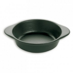 Round deep-sided dish cast iron black Ø 220 mm