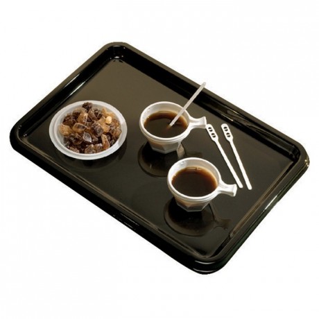 Plateau lunch noir (lot de 50)