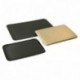 Double side carterer cardboard tray metallic effect black gold 280 x 190 mm (100 pcs)