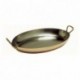 Oval dish with handles Elegance copper/stainless steel L 300 mm