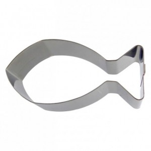 Fish stainless steel H30 100x50 mm