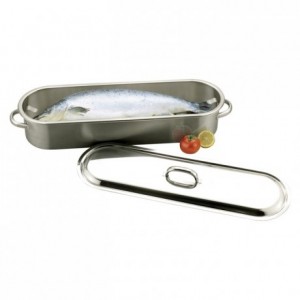 Fish poacher with lid