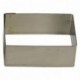 Rectangle stainless steel H30 90x35 mm