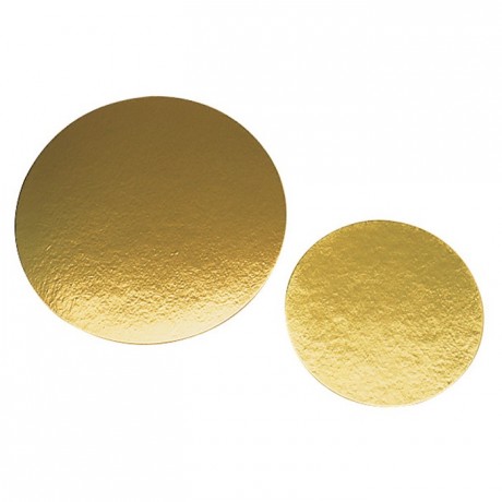 Gold round base Ø 160 mm (100 pcs)