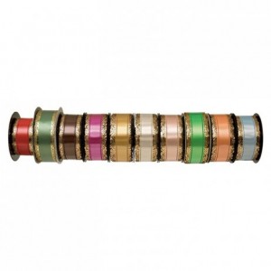 Ruban charlotte à dentelle vert jade 23 m x 50 mm