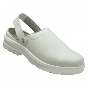 Silvo safety clogs white S.35