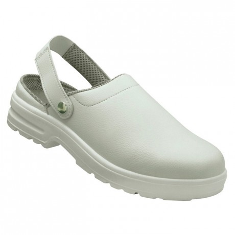 Silvo safety clogs white S.44
