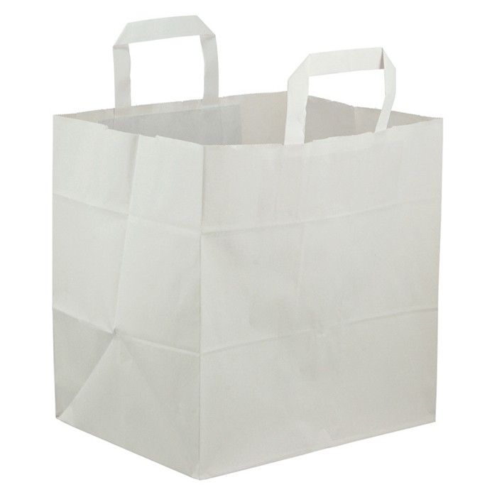 Matfer Sac kraft traiteur blanc 215 x 305 x 118 mm (lot de 250)