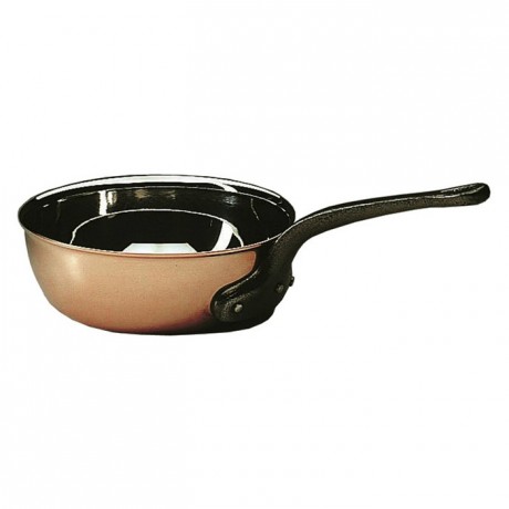 Slanted saute pan Alliance copper/stainless steel without lid Ø 160 mm