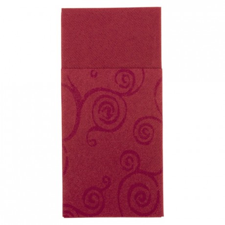 Pocket napkin claret  40 x 40 cm (50 pcs)