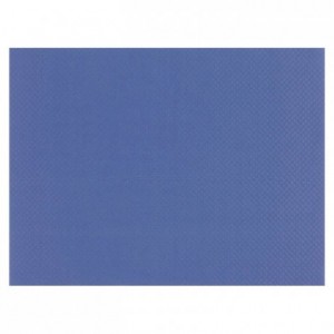 Set de table en papier gaufré bleu marine 400 x 300 mm (lot de 500)