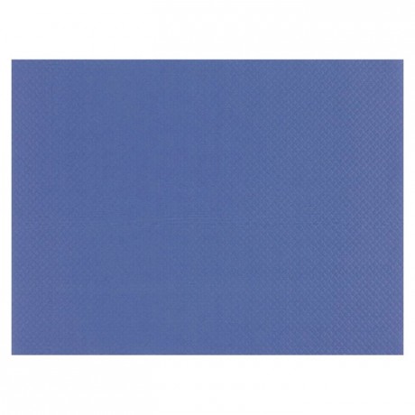 Set de table en papier gaufré bleu marine 400 x 300 mm (lot de 500)